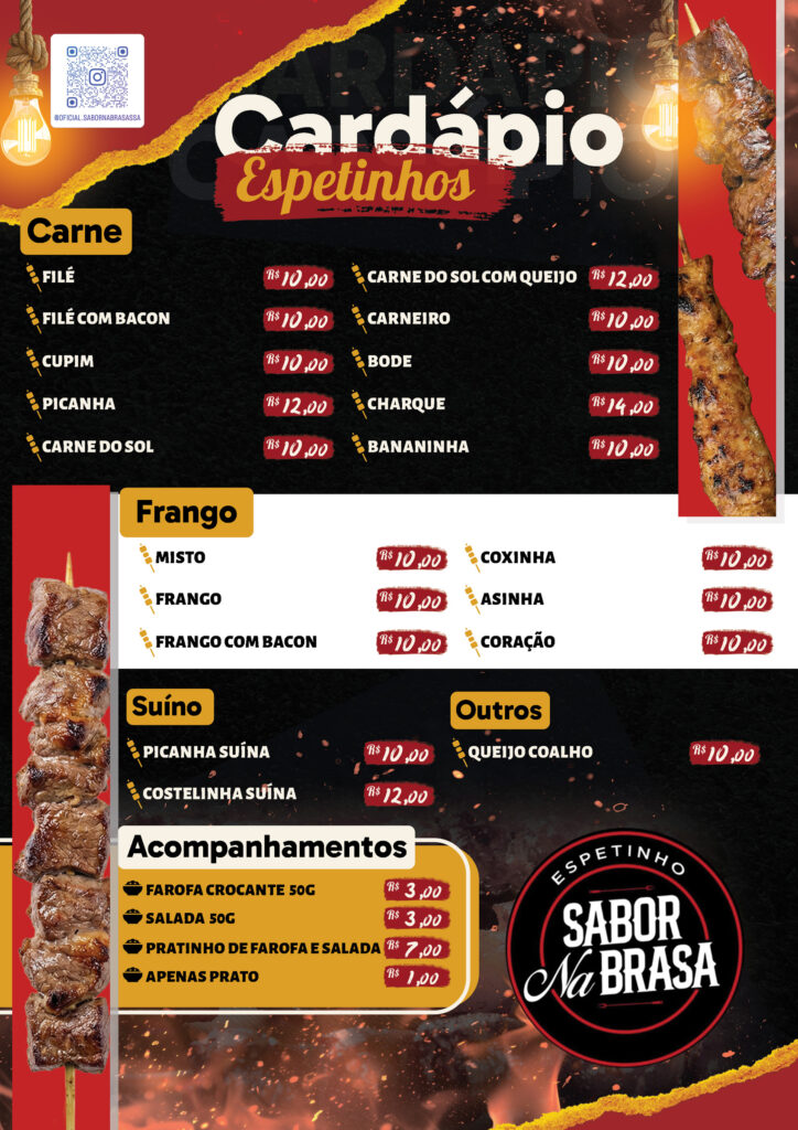Espetinho Sabor na Brasa