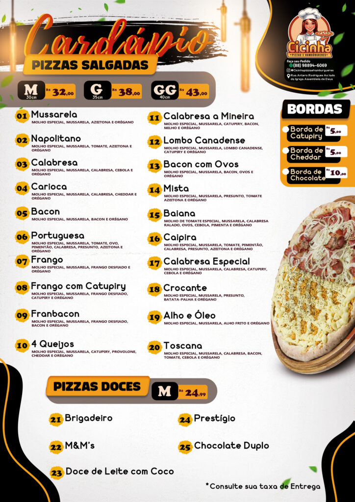 Cicinha Pizzas e Hambúrgueres