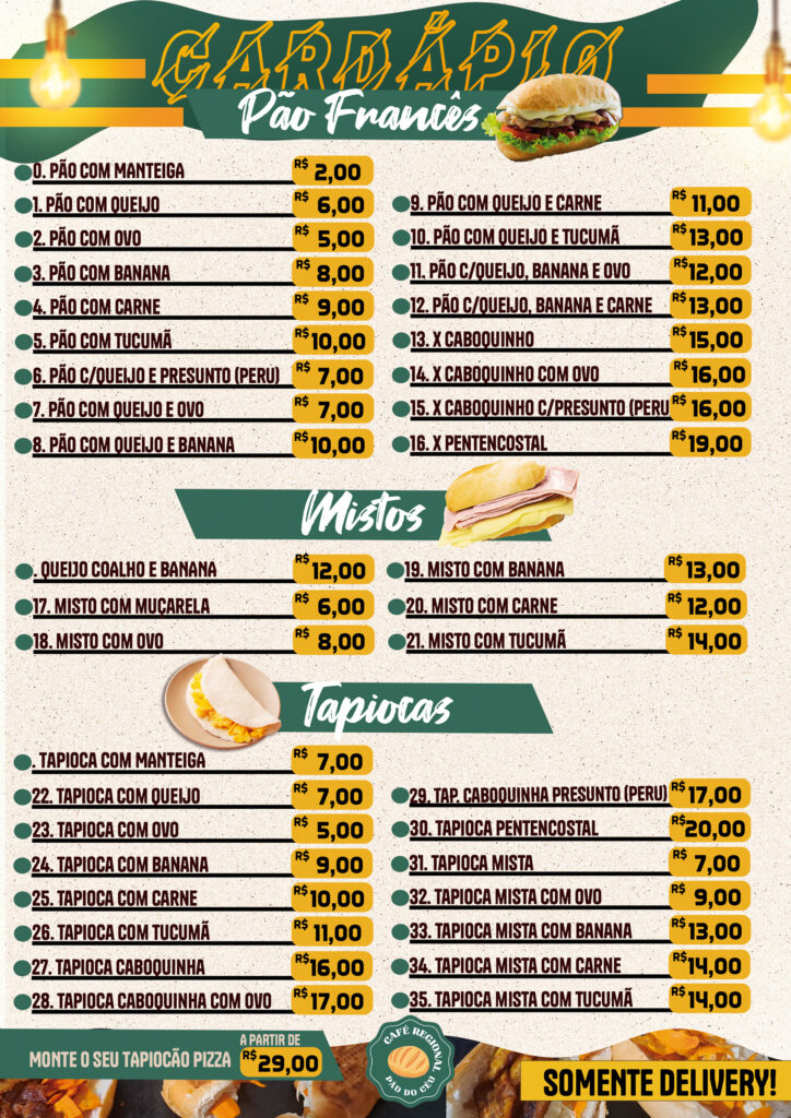 Café Regional Pão do Céu